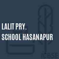 Lalit Pry. School Hasanapur Logo