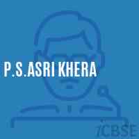 P.S.Asri Khera Primary School Logo