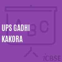 Ups Gadhi Kakora Middle School Logo