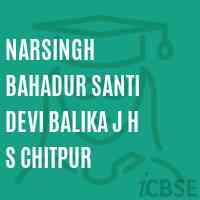 Narsingh Bahadur Santi Devi Balika J H S Chitpur Middle School Logo