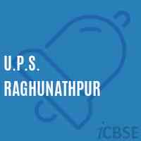 U.P.S. Raghunathpur Middle School Logo