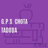 G.P.S. Chota Tadoda Primary School Logo