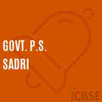 Govt. P.S. Sadri Primary School Logo