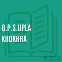 G.P.S.Upla Khokhra Primary School Logo