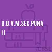 B.B.V.M.Sec.Punali Secondary School Logo