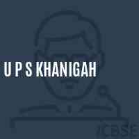 U P S Khanigah Middle School Logo