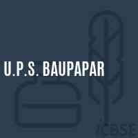 U.P.S. Baupapar Middle School Logo