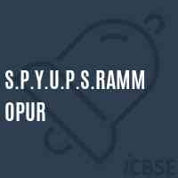 S.P.Y.U.P.S.Rammopur Middle School Logo