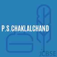 P.S.Chaklalchand Primary School Logo