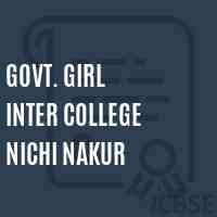 Govt. Girl Inter College Nichi Nakur Logo