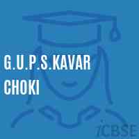 G.U.P.S.Kavar Choki Primary School Logo