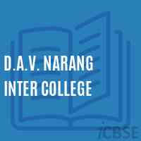 D.A.V. Narang Inter College High School Logo