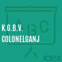 K.G.B.V. Colonelganj Middle School Logo