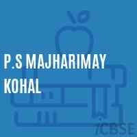 P.S Majharimay Kohal Primary School Logo