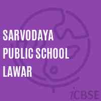 Sarvodaya Public School Lawar Logo