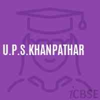 U.P.S.Khanpathar Middle School Logo