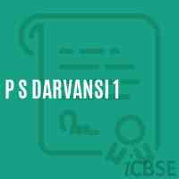 P S Darvansi 1 Primary School Logo