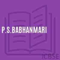 P.S.Babhanmari Primary School Logo