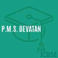 P.M.S. Devatan Middle School Logo
