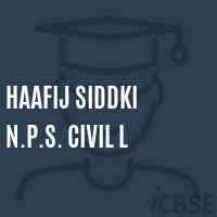 Haafij Siddki N.P.S. Civil L Middle School Logo
