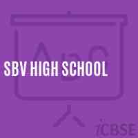 Sbv High School Logo