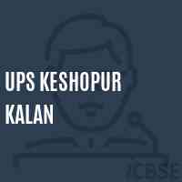 Ups Keshopur Kalan Middle School Logo