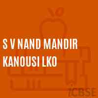 S V Nand Mandir Kanousi Lko Middle School Logo