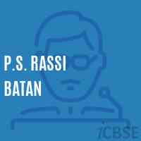 P.S. Rassi Batan Primary School Logo