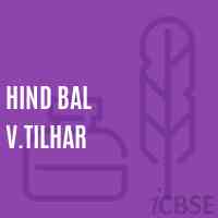Hind Bal V.Tilhar Middle School Logo