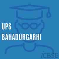 Ups Bahadurgarhi Middle School Logo