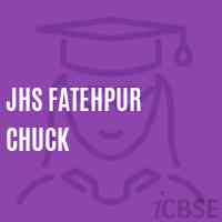 Jhs Fatehpur Chuck Middle School Logo