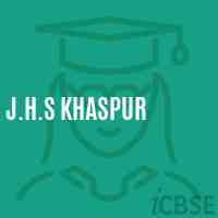 J.H.S Khaspur Middle School Logo