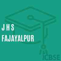 J H S Fajayalpur Middle School Logo