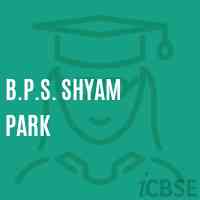 B.P.S. Shyam Park Primary School Logo