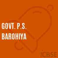 Govt. P.S. Barohiya Primary School Logo