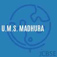 U.M.S. Madhura Middle School Logo