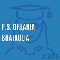 P.S. Orlahia Bhataulia Middle School Logo