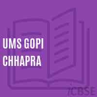 Ums Gopi Chhapra Middle School Logo