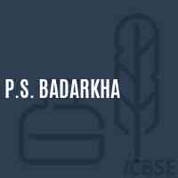 P.S. Badarkha Primary School Logo