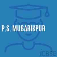 P.S. Mubarikpur Primary School Logo