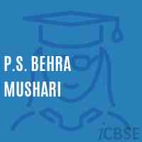 P.S. Behra Mushari Primary School Logo