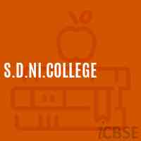 S.D.Ni.College High School Logo