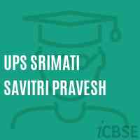 Ups Srimati Savitri Pravesh Middle School Logo