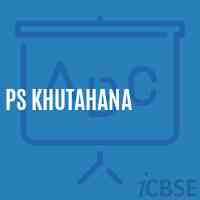 Ps Khutahana Primary School Logo