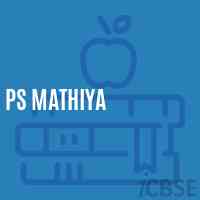Ps Mathiya Primary School Logo