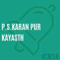P.S.Karan Pur Kayasth Primary School Logo