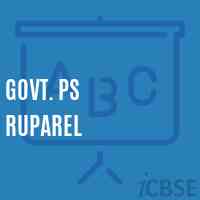 Govt. Ps Ruparel Primary School Logo