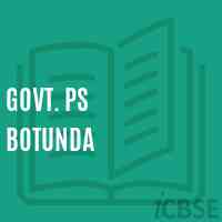 Govt. Ps Botunda Primary School Logo