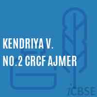 Kendriya V. No.2 Crcf Ajmer Senior Secondary School Logo