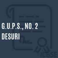 G.U.P.S., No. 2 Desuri Middle School Logo